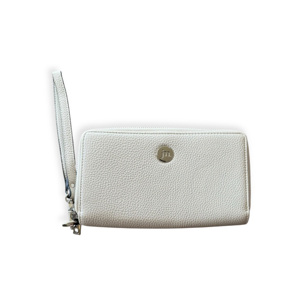 Jm Jessica Moore Wallet wristlet off white color